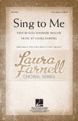 cover Sing to Me Three-Part Mixed choral sheet music cover